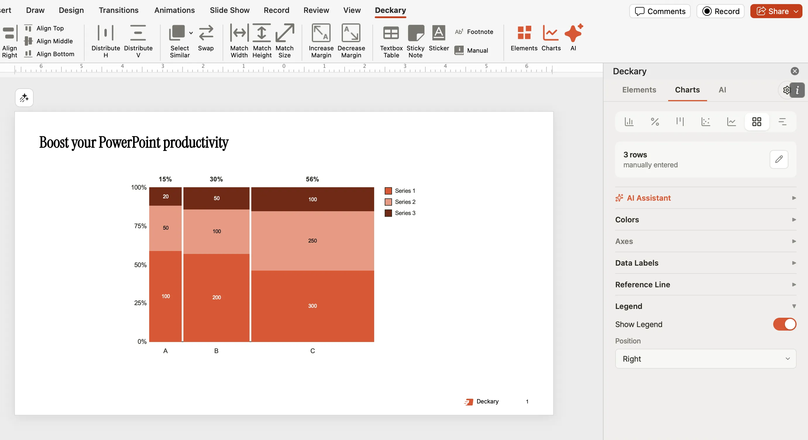 Deckary Mekko chart example