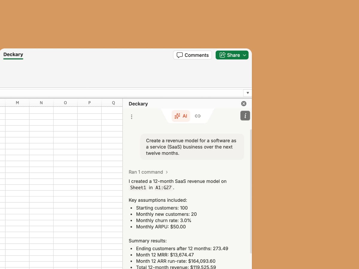 Deckary for Excel & Word