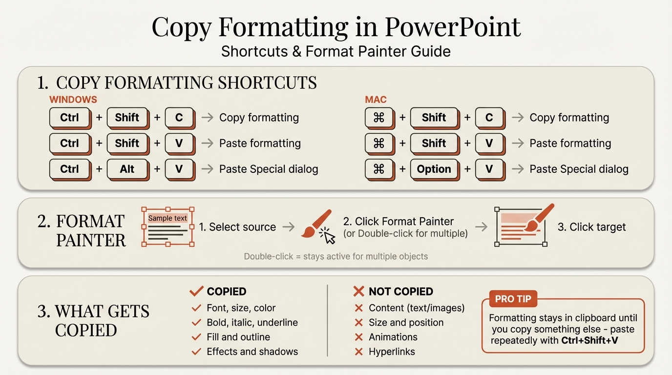 Copy Formatting in PowerPoint