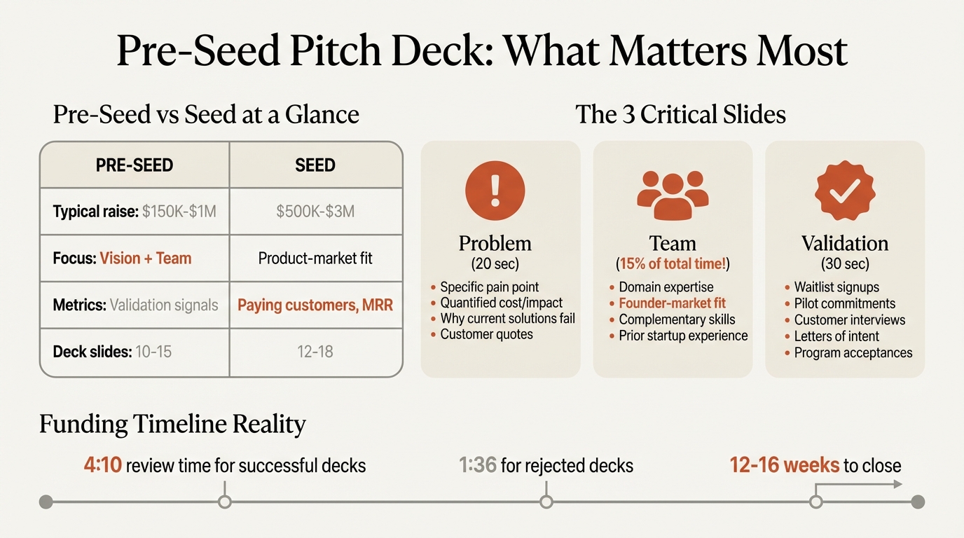 Pre-Seed Pitch Deck Guide